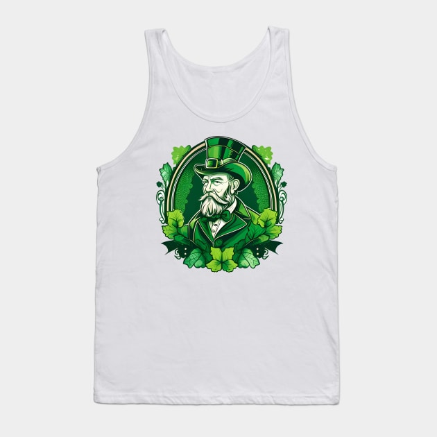 Saint Patrick Ireland Irish St Patrick's Day Tank Top by Jason Smith